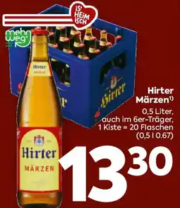 Billa Hirter Märzen Angebot