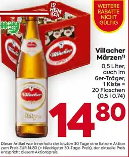 Billa Villacher Märzen Angebot
