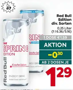 Billa Red Bull Edition Angebot