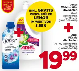 Billa Lenor Weichspüler Angebot