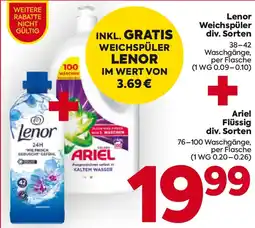 Billa Ariel Flüssig Angebot
