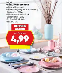 Hofer CROFTON Frühlingsgeschirr Angebot