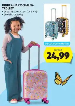 Hofer Kinder-hartschalen- trolley Angebot
