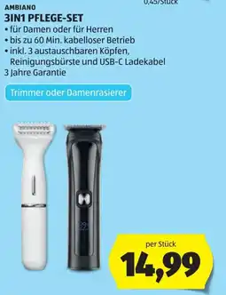 Hofer Ambiano 3in1 pflege-set Angebot