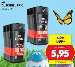 Hofer Axe duschgel trio Angebot