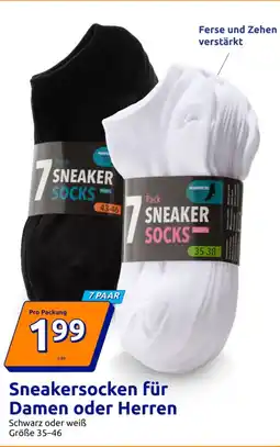 Action Sneakersocken für Damen oder Herren Angebot