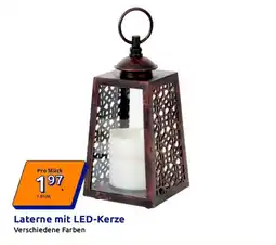 Action Laterne mit LED-Kerze Angebot