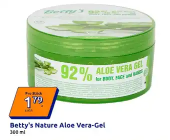 Action Betty's Nature Aloe Vera-Gel Angebot