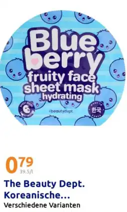 Action The Beauty Dept. Koreanische Angebot