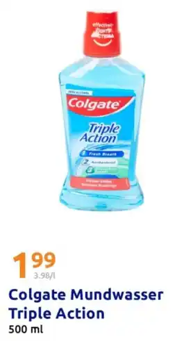 Action Colgate Mundwasser Triple Action Angebot