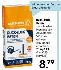 Hellweg Ruck-Zuck Beton Angebot