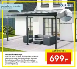 Hellweg Terrassenüberdachung Angebot