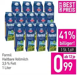 Sutterlüty Formil Haltbare Vollmilch 3,5% Fett Angebot
