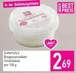 Sutterlüty Sutterlüty's Bregenzerwälder Schafskäsle Angebot