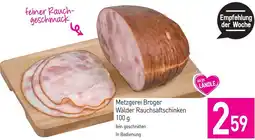 Sutterlüty Metzgerei Broger Wälder Rauchsaftschinken Angebot