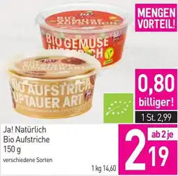 Sutterlüty Ja! Natürlich Bio Aufstriche Angebot
