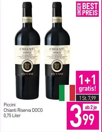 Sutterlüty Piccini Chianti Riserva DOCG Angebot