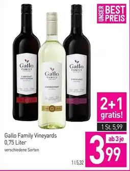 Sutterlüty Gallo Family Vineyards Angebot