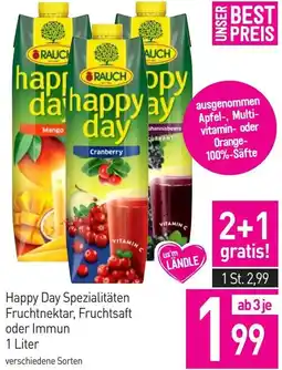 Sutterlüty Happy Day Spezialitäten Fruchtnektar, Fruchtsaft oder Immun Angebot
