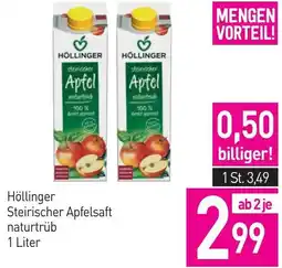 Sutterlüty Höllinger Steirischer Apfelsaft naturtrüb Angebot
