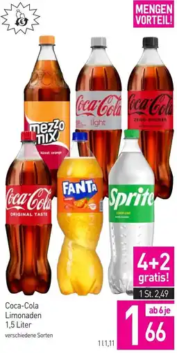 Sutterlüty Coca-Cola Limonaden Angebot