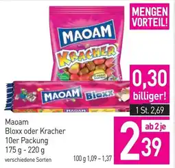 Sutterlüty Maoam Bloxx oder Kracher Angebot