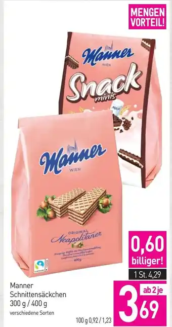 Sutterlüty Manner Schnittensäckchen Angebot