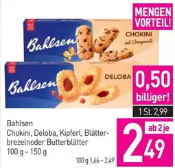 Sutterlüty Bahlsen Chokini, Deloba, Kipferl, Blätter- brezelnoder Butterblätter Angebot