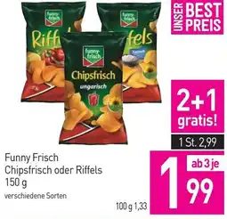 Sutterlüty Funny Frisch Chipsfrisch oder Riffels Angebot