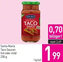 Sutterlüty Santa Maria Taco Saucen hot oder mild Angebot