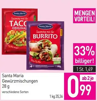 Sutterlüty Santa Maria Gewürzmischungen Angebot
