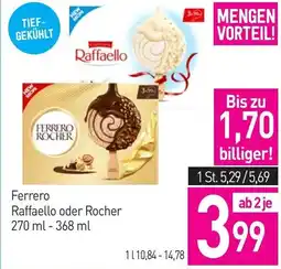Sutterlüty Ferrero Raffaello oder Rocher Angebot