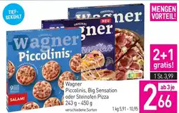 Sutterlüty Wagner Piccolinis, Big Sensation oder Steinofen Pizza Angebot
