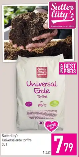 Sutterlüty Sutterlüty's Universalerde torffrei Angebot