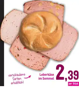 Sutterlüty Leberkäse im Semmel Angebot