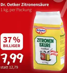 Eurogast Grissemann Dr. Oetker Zitronensäure Angebot