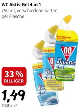 Eurogast Grissemann WC Aktiv Gel 4 in 1 Angebot