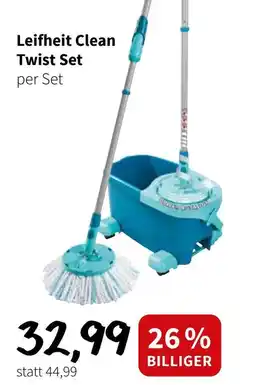 Eurogast Grissemann Leifheit Clean Twist Set Angebot