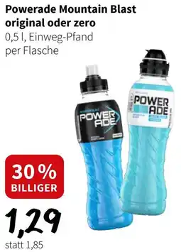 Eurogast Grissemann Powerade Mountain Blast original oder zero Angebot