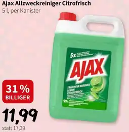 Eurogast Grissemann Ajax Allzweckreiniger Citrofrisch Angebot