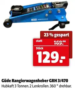 Eurogast Grissemann Güde Rangierwagenheber GRH 3/470 Angebot