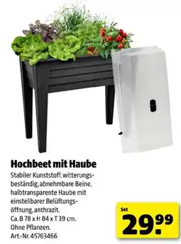 Hagebau Hochbeet mit Haube Angebot