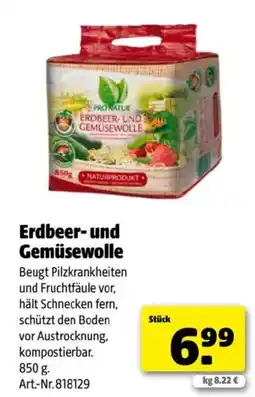 Hagebau Erdbeer- und Gemüsewolle Angebot