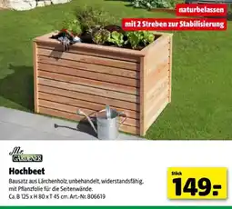 Hagebau Mr. GARDENER Hochbeet Angebot
