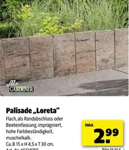 Hagebau Mr. GARDENER Palisade Loreta Angebot