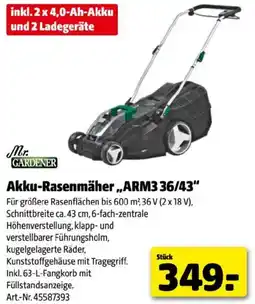 Hagebau Akku-Rasenmäher ARM3 36/43 Angebot