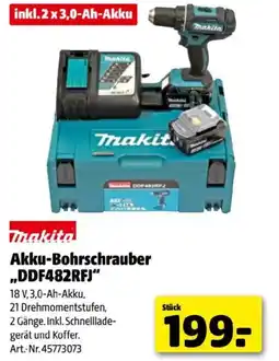 Hagebau Akku-Bohrschrauber DDF482RFJ Angebot