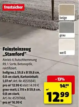 Hagebau Feinsteinzeug Stamford Angebot