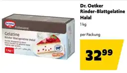 Eurogast Grissemann Dr. Oetker Rinder Blattgelatine Halal Angebot