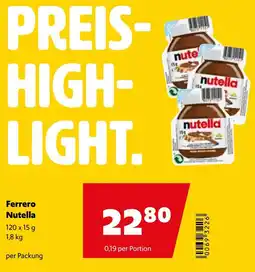 Eurogast Grissemann Ferrero Nutella Angebot